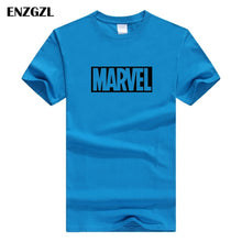 Load image into Gallery viewer, ENZGZL clothes summer T Shirts Mens MARVEL 100% COTTON Short sleeve Tshirt Tight Male T-shirt Round Neck XS S M L XL streetwear