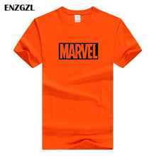 Load image into Gallery viewer, ENZGZL clothes summer T Shirts Mens MARVEL 100% COTTON Short sleeve Tshirt Tight Male T-shirt Round Neck XS S M L XL streetwear