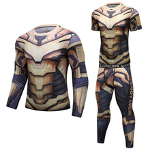 Load image into Gallery viewer, Thanos 3D Print T-Shirt Men Avengers 4 Endgame Compression Shirt 2019 Summer Cosplay Costume Iron Mens Long Sleeve Top Men
