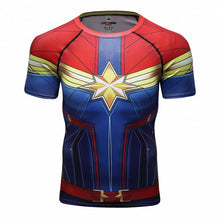 Load image into Gallery viewer, Thanos 3D Print T-Shirt Men Avengers 4 Endgame Compression Shirt 2019 Summer Cosplay Costume Iron Mens Long Sleeve Top Men
