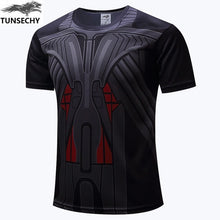 Load image into Gallery viewer, Free shipping 2019 t-shirt Superman/Batman/spider man/captain America /Hulk/Iron Man / t shirt men fitness shirts men t shirts