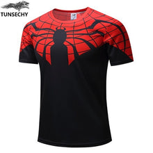 Load image into Gallery viewer, Free shipping 2019 t-shirt Superman/Batman/spider man/captain America /Hulk/Iron Man / t shirt men fitness shirts men t shirts